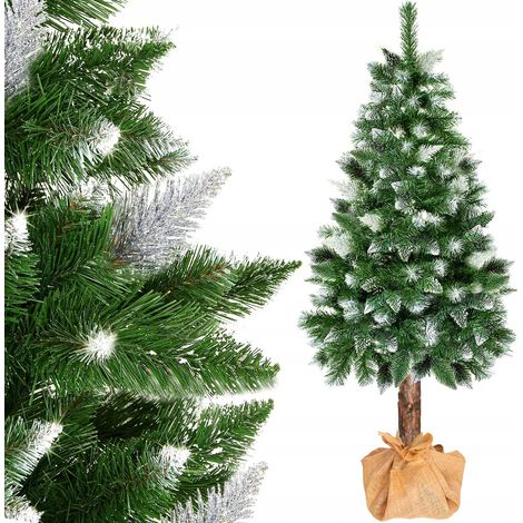 ALBERO DI NATALE SU TRONCO PINO ARTIFICIALE DIAMANTE 180cm