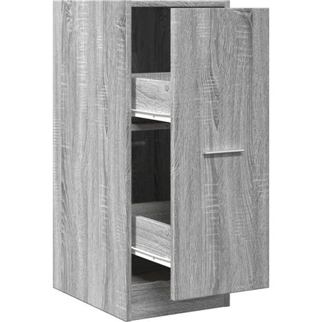 Armario boticario con almacenamiento multifuncional 30 x 41 x 77,5 cm en madera de ingeniería Sonoma gris 020050606 (1/5)
