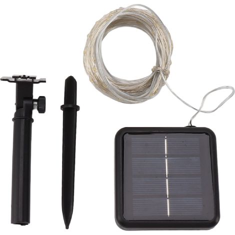 Ortviai Guirlande Solaire 100 LED Étanche pour Extérieur – Décoration Jardin, Terrasse, Piscine, Palissade