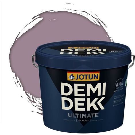 Peinture Bois - DEMI DEKK ULTIMATE - Lasure Opaque Satinée - RAL 4009 - 3L (1/2)