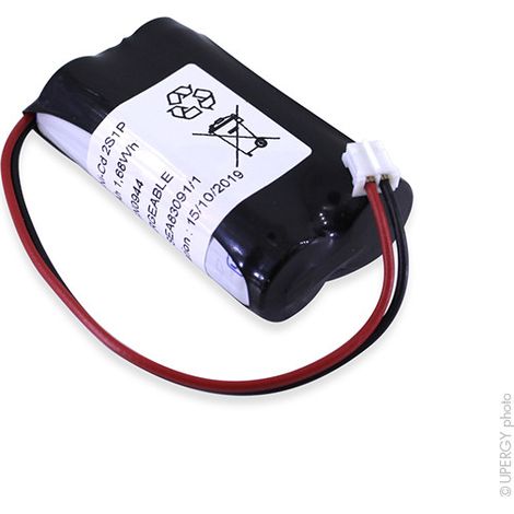 NX - Batterie eclairage secours 2x AA VST 2S1P ST1 2.4V 800mAh JST