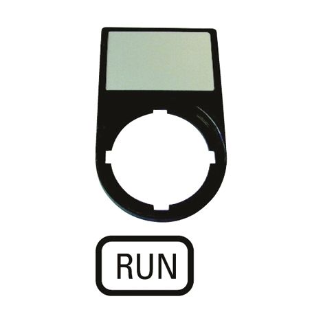 Support +étiquette RUN EATON M22S-ST-GB7