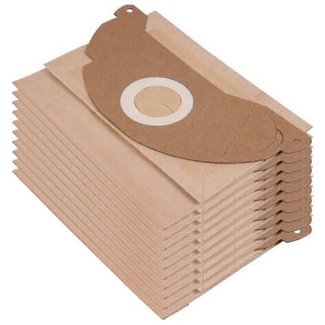 10 sacs en papier pour aspirateur Karcher 6.904-322.0 MV2 WD2 A2003 A2004 (compatibles avec les mod��les K��rcher 6.904-322.0 MV2 WD2 A2003 A2004)