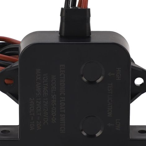 Automatisches Alarmsteuerungssystem für Bordwasserstandssensor, Wasserstandsalarmgerät, Zubehör für Bilgenpumpensensor (1/5)