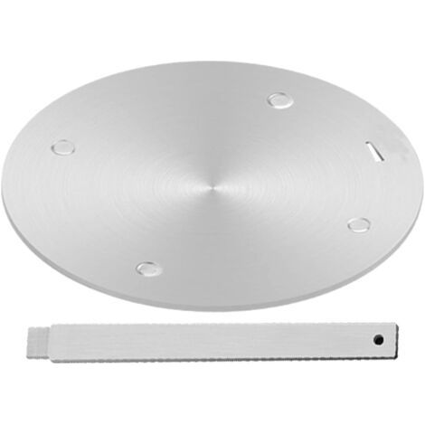 QORVA-Plaque de conduction de chaleur pour cuisinière à gaz, diffuseur de chaleur en acier inoxydable, plaque adaptateur à induction avec poignée amovible, batterie de cuisine pour le café, le lait, l