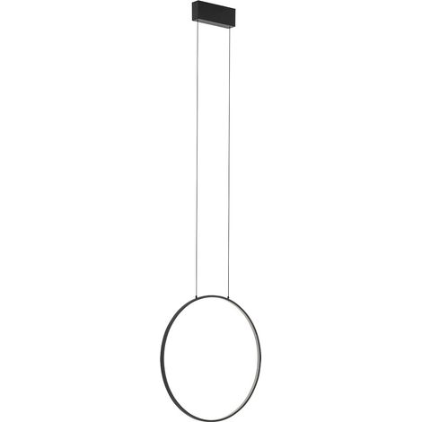 Suspension anneau LED noir 3000K Ø45 Nowodvorski Circolo (1/4)