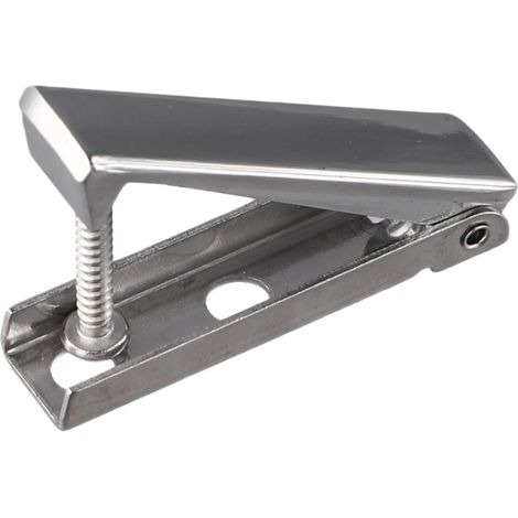 Loquet de porte carré en inox avec vis de montage (1/5)