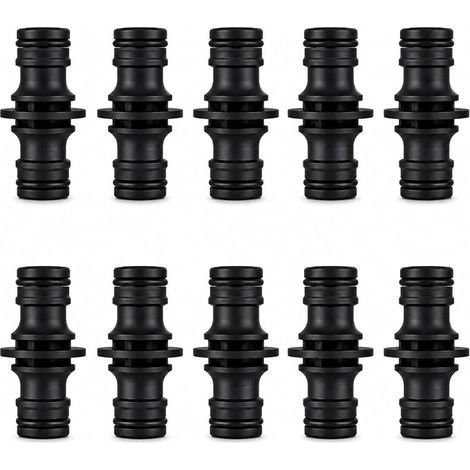 Garden Hose Connectors, 1/2 Inch, Hose Connector, Double Male Quick Ends, Adapter for Garden Extension, Car Wash, Yard Cleaning (1/5)