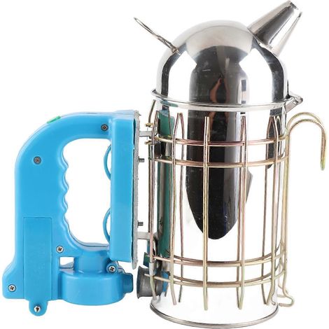 Bienenstockräucherofen aus Edelstahl mit Hitzeschild, Imkereiausrüstung (1/5)