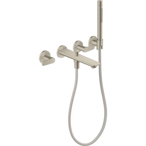 Axor Citterio C - Miscelatore vasca incasso, installazione a 4 fori, con accessori, nichel spazzolato 49481820 (1/2)