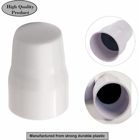 2 pièces, couvercle décoratif pour robinet à évier, dissipateur de chaleur, vanne triangulaire, petit panier arrière, chauffe-eau, gainage de chauffage, couvre-embout pour dissimuler les défauts (1/4)
