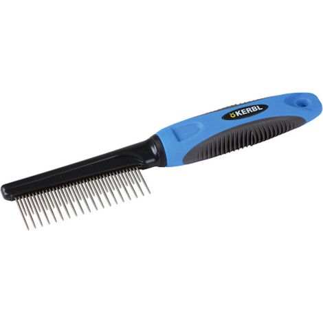 Kombi-Haar-Reinigungskamm 21 cm mit abgerundeten Zinken für Hunde und Katzen