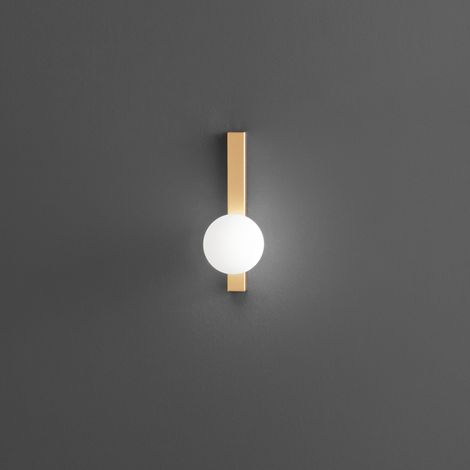 Plafoniera Minimal Snooky Metallo Oro 1 Luce G9 Ip20