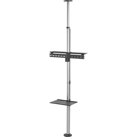 Support TV télescopique Plafond et Sol avec étagère 37"-70" Max. 30 kg (1/5)