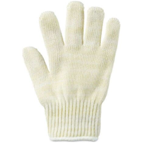BUNTHAUS Gant anti-chaleur, four, cheminée, résistant à la chaleur jusqu'à 300°C, taille universelle, beige (1/4)