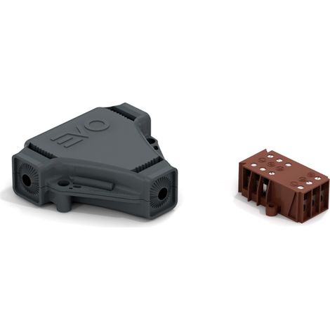 Giunto In Gel A T Evo 1D Ip68 Der 3X2.5/2.5 Conn.Vi (Etelec Cod. Ev201D) (1/2)