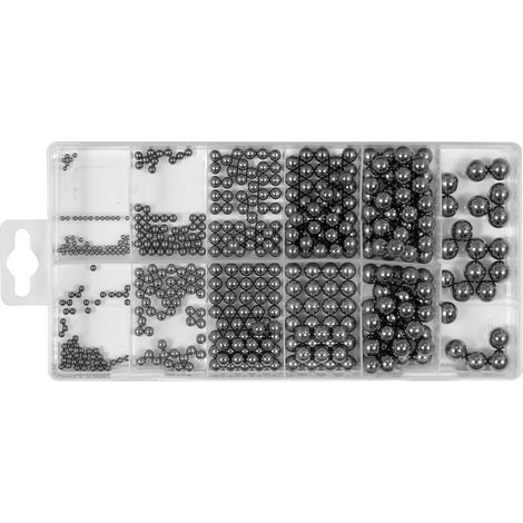 Set di sfere d'acciaio 470 pezzi YT-06680 yato (1/5)