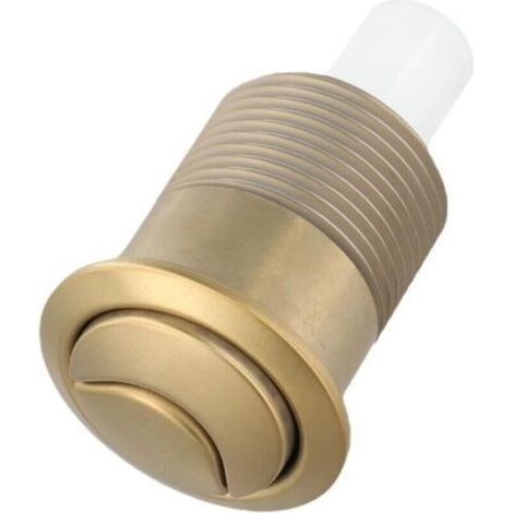 Bouton de chasse d'eau double doré Bouton poussoir rond avec valve de chasse d'eau - Matériau ABS (1/4)
