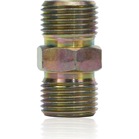 Connettore per Prolunga Tubo Airless – Acciaio Inox, 1/2" GZ, 400 Bar  Alta Pressione, Senza Guarnizioni, Facile Installazione