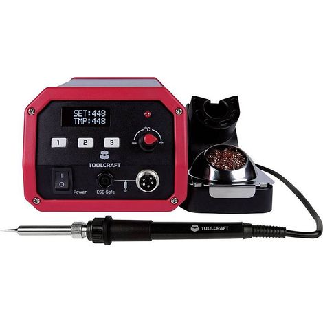 [GEBRAUCHT] B-Ware Toolcraft St 80 D Lötstation Digital 8 W 150 Bis 450°C Inkl Lötspitze Netzbetrieb