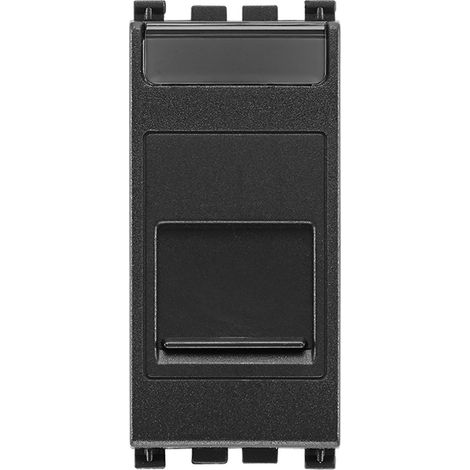 VIMAR - 19337.C Adattatore portello RJ45 Keystone grigio