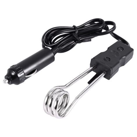 Scaldabagno elettrico portatile da 12 V per auto, ideale per viaggi, campeggio, picnic, acqua bollente, caffè o tè all'aperto.