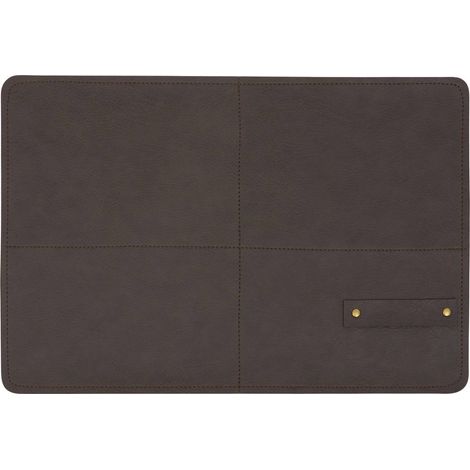 Mantel individual rectangular Glenn, 30 x 45 cm, color chocolate - Atmosphera créateur d'intérieur (1/3)
