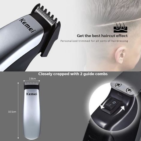 Rasoir électrique Homme Mini Tondeuse Cheveux Barbe Moustache Nettoyage de Visage pour voyage Maison (1/4)