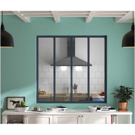 Optimum Innenverglasung grau 108x119,6 cm Sicherheitsglas (1/3)