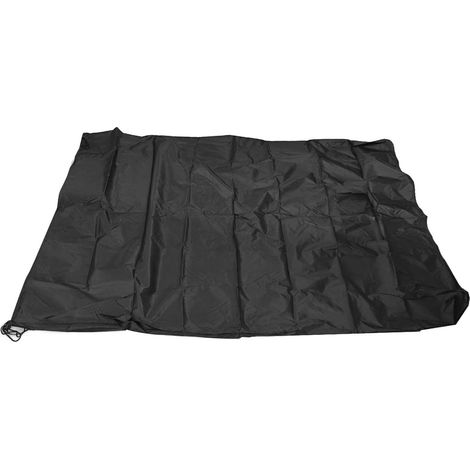 Sac de ramassage de feuilles pour tracteur tondeuse, en tissu Oxford résistant à l'eau, avec fermeture éclair, cordon de serrage et filet. (1/5)