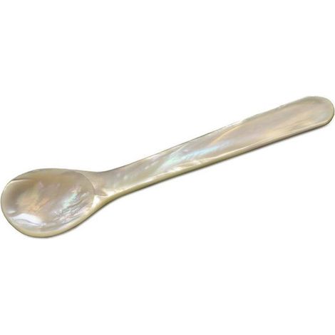 Cuillère en Nacre Naturelle pour Caviar et Œufs, Cuillère Artisanale de Dégustation 11 cm - PANGIVO (1/5)