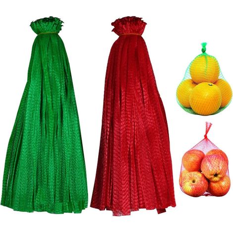 Lot de 100 filets en nylon pour fruits et légumes, protection des fruits, rangement portable, fournitures de jardinage (1/5)