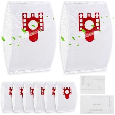 PA 15 Remplacement Sac pour aspirateur Miele Compact C2 Compact C1 Complete C1 FJM série S2 S3 S4 S5 S6 S7 avec 2 filtres (1/4)