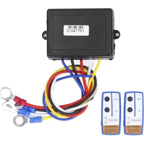 Télécommande sans fil pour treuil électrique, ABS 120W 12V-24V, interrupteur de remplacement pour Jeep, camion, VTT (1/4)