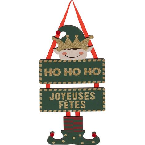 Segno dell elfo in legno sdn jf 35cm - Feeric lights & christmas (1/2)