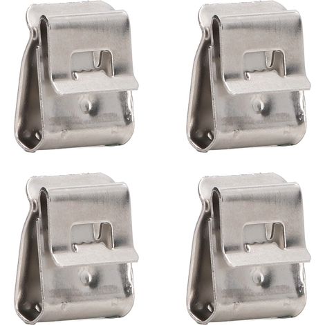 50 Edelstahl-Befestigungsclips für Solarmodule, Photovoltaik-Kabelclips für 2-6 mm² elektrische Leitungen, Packung mit 50 Stück. (1/5)