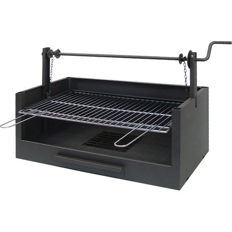IMEX-71508 Cajon barbacoa para obra con elevador parrilla cincada [imex-71508]
