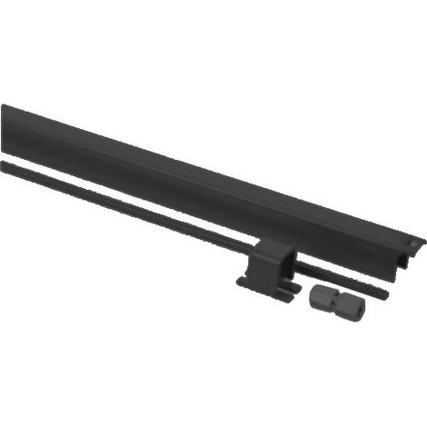 Kit de prolongation pour serrure antipanique série 89/90 noir pour porte hauteur 3200 mm - JPM (1/2)