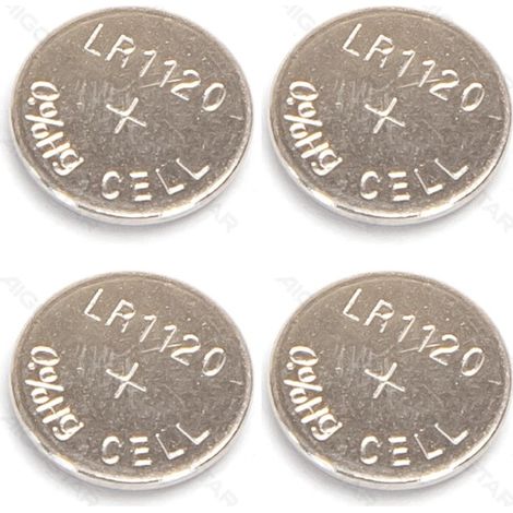 Aigostar AG8 LR1120 LR55 Pila de botón de 1,5 V Paquete de 4 unidades AG8 LR1120 LR55 1,5 V Paquete de 4 unidades