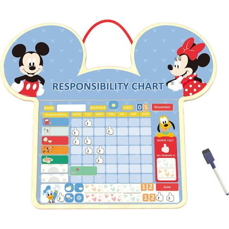 Disney Mickey Mouse Charte de responsabilités Multicolore - 44.5x39.5x1.2 cm (1/3)