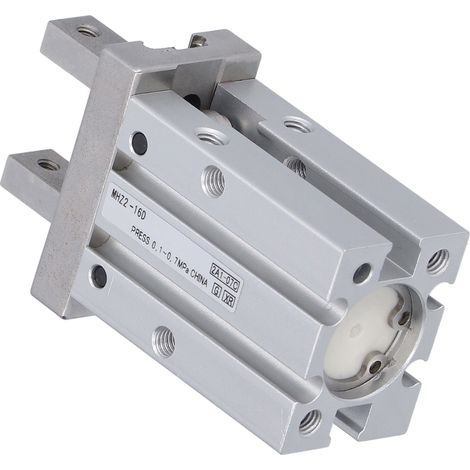 Vérin pneumatique à doigt, vérin de préhension parallèle à double effet MHZ2-16D M5-0.8 (1/5)