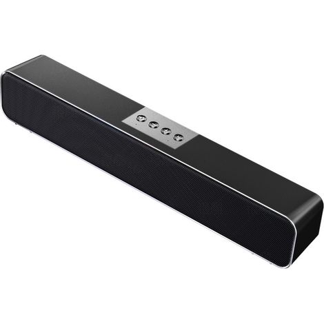 Barre de son pour PC, mini-enceinte stéréo puissante pour ordinateur de bureau, PC, ordinateur portable, moniteur, tablette, projecteur (1/5)