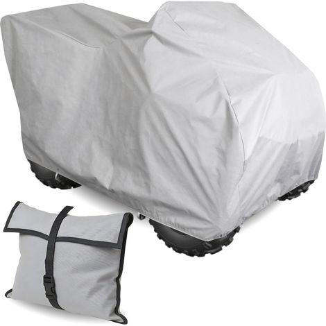 Telo copribagagliaio Quad con bauletto M 170-200, protezione UV, grigio classico (1/5)