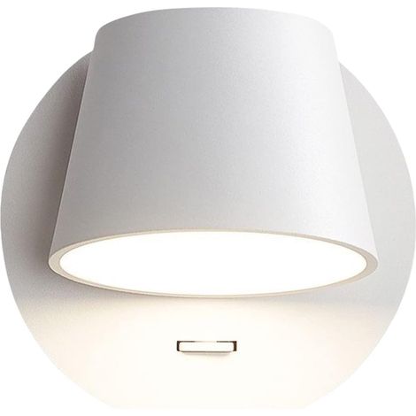 5W Applique Murale LED Rotation Libre 350°, Lampe Liseuse Murale Blanche Chaude , Lampes de Lecture Murales, Applique Murale avec Interrupteur, Applique Art Deco pour Chambre Chevet (Blanc) (1/5)