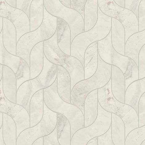 Mosaïque effet Marbre Gris Luna Vine 30,5x27,7x0,9 cm Brillant Montira - Mur intérieur (vendu par carton de 0,5064 m²) - RO'MA CARRELAGE (1/2)