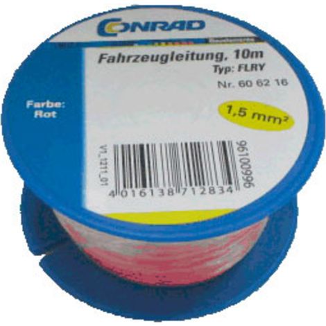 Conrad Components 606216 Fahrzeugleitung FLRY-B 1 x 1.50 mm² Rot 10 m (1/2)