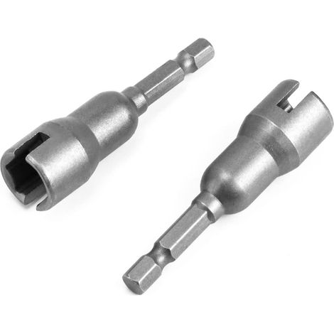 2Pcs Tournevis à écrou à oreilles, Outil de douille pour écrous de panneau, vis à œillet, crochet en C et crochet en Q en acier (1/5)