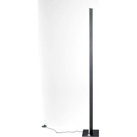 Piantana moderna gea luce eartha pt n led dimmerabile alluminio silicone