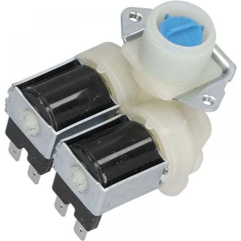 Remplacement de la Vanne D'admission de la Machine à Laver, électrovanne AC 220V à 240V, Vanne à Double Tête, Accessoires de Machine à Laver (1/4)
