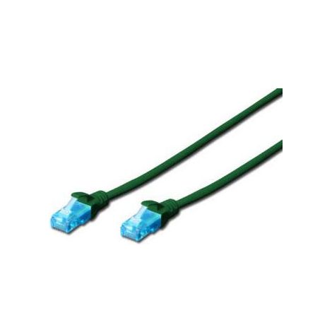 Cable de conexión DIGITUS UTP cat. 5e de 1,5 m, PVC verde